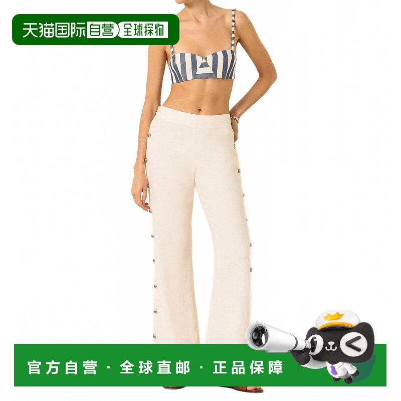 自营alix of bohemia珍珠色荷兰亚麻长裤 美国奥莱直发