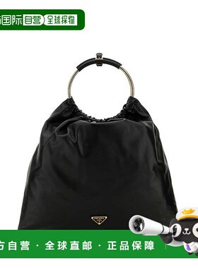 香港直邮PRADA 女士手提包 1BC2262DX8F0002 AW2024 黑色 BORSE A