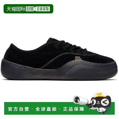 香港直邮潮奢 Erl 男士 黑色 Corduroy Coupe 运动鞋 ERL11SH06BL