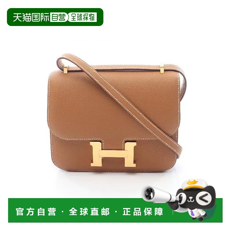 1h可退 日本直邮中古Hermes爱马仕女包S级99新Constance3mini康康