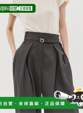 1h可退 日本直邮STUDIOUS女士不对称设计休闲裤 125340059阔腿裤