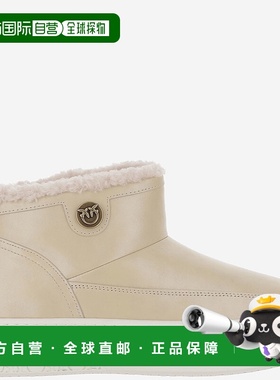 香港直邮PINKO 女士高跟鞋 SS0105P112O66 AW2025 白色 Ankle boo