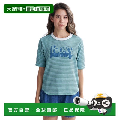 日本直邮ROXY HUGGABLE系列华夫格面料女士短袖T恤 24SPRST241076