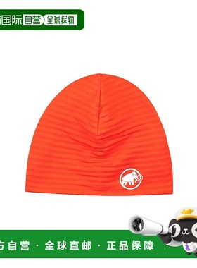 日潮跑腿MAMMUT猛犸象 无檐便帽 Taiss Light Beanie hot red one