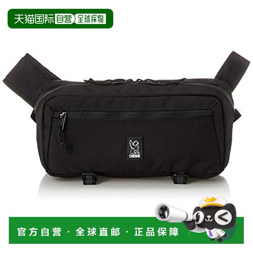 【日本直邮】CHROME 男士腰包MINI KADET黑色拉链简约时尚百搭日
