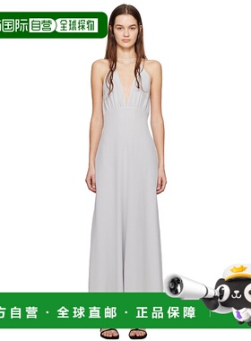 1h可退 香港直邮潮奢 toteme 女士 灰色 Double Halter 连衣裙 24