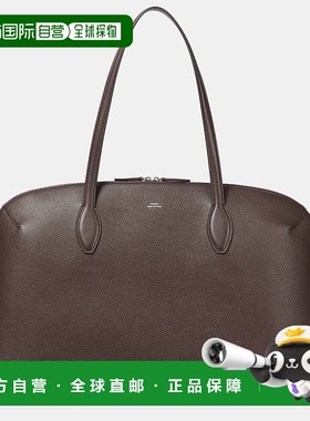 1小时内可退 香港直邮TOTÊME 女士 皮革手提包 004162 brown棕色