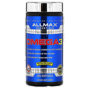 香港直发allmax nutrition深海鱼油软胶囊180粒