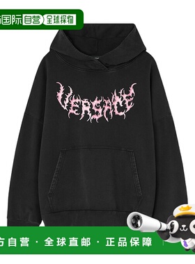 香港直邮Versace 徽标连帽卫衣 10100711A072591B000长袖
