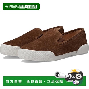 Slip Mia Flat女式 ZPO201 自营 美国10棕色皮革舒适乐福鞋 Frye