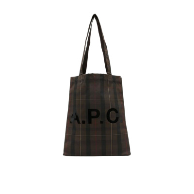 A.P.C. 男士手提包 COHKYM61442CAA AW2025 花色 Lou 格纹手提包