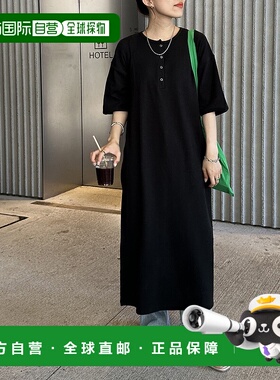 1h可退 日本直邮Discoat 女士 休闲五分袖连衣裙 DCZ1041409A0013