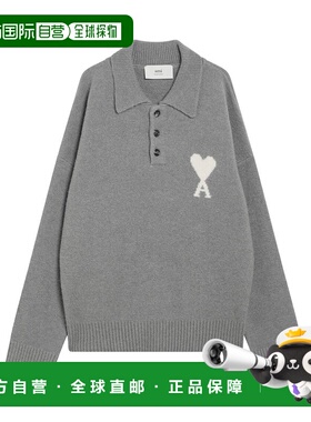 香港直邮Ami Paris 长袖针织Polo衫 UPL408UKN0135