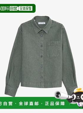 韩国直邮LACOSTE (女装）25FW 直筒牛仔外套衬衫 CF610E-55N E9F