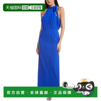自营 black halo黑色光环Annabeth礼服-蓝色 美国奥莱直发连衣裙