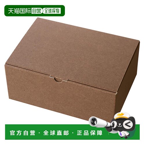 【日本直邮】HEADS 日本制素色礼盒L 263×110×190mm 棕 10枚 MB