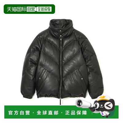 1小时内可退 日本直邮MANASTASH V款真皮羽绒服立领