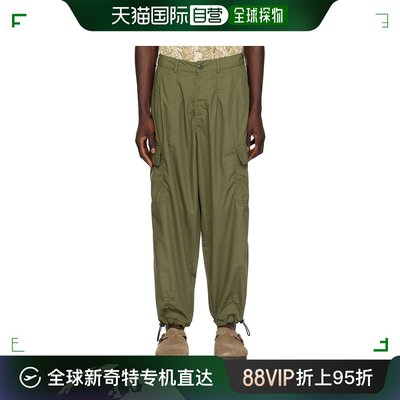 香港直邮潮奢 Universal Works 男士 绿色 Loose 工装裤 30143