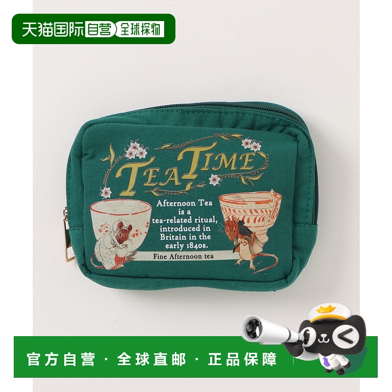 1h可退 日本直邮欧州航路 女士英伦风印花化妆包 LIKP4202