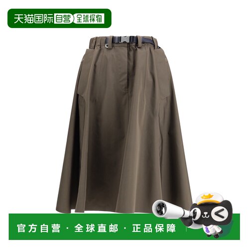 香港直邮Prada/普拉达 半身裙伞裙A字裙长裙 21H025SOOO18UU