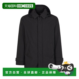 1h可退 香港直邮Herno 男士 连帽羽绒服 PI001242U12840 black黑