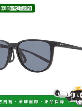 自营 Nike女式降温太阳镜DV2287 010哑光黑色54mm-010 美国奥莱直