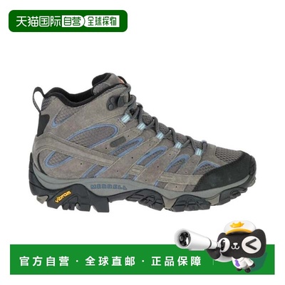 自营Women's Merrell Moab 2 Mid J06054 Granite Suede Waterpro