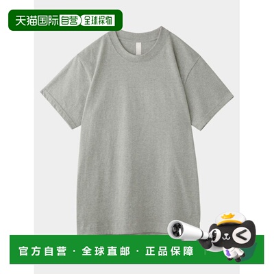 1h可退 日本直邮KEnTe 女装 宽松版型 全棉T恤 侧开衩设计 K00223