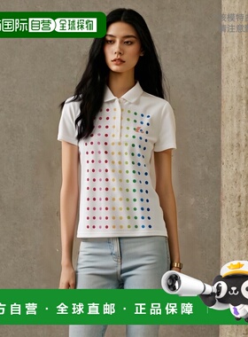 日本直邮LUCENT 女式比赛衬衫白色网球 XLP4870 女式短袖