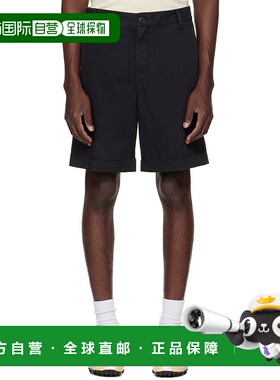 1h可退 香港直邮潮奢 A.P.C. 男士 黑色 Andrew 短裤 COHKUH10219