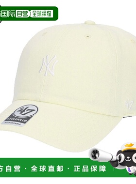 日本直邮'47 CLEANUP New York Yankees MLB 男女同款帽子 棉质