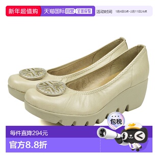 日本直邮FIRST CONTACT高跟鞋坡跟鞋底时尚休闲女士鞋跟6CM 39001