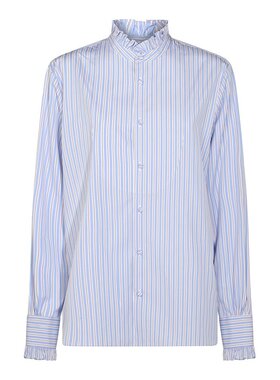 潮奢 Valentino 华伦天奴 男士 條紋羈扣襯衫 7V3ABP76AYA