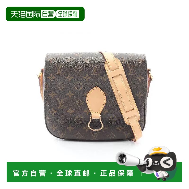 1h可退 日本直邮中古LV路易威登女包A级95新Saint Clair马鞍包斜
