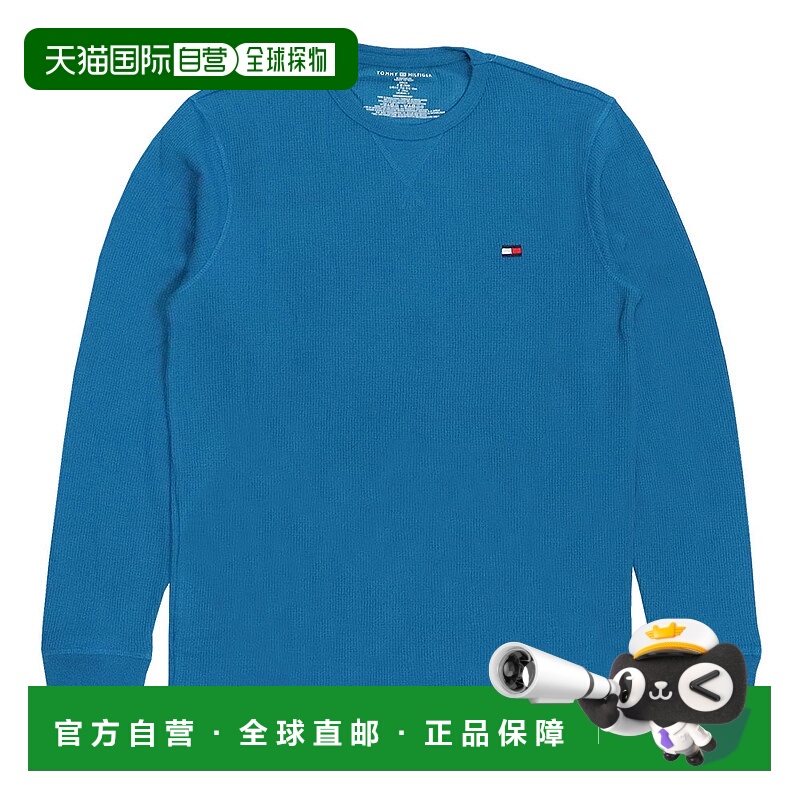 日本直邮Tommy Hilfiger 长袖T恤热敏印花条纹男女皆宜长袖T恤饰