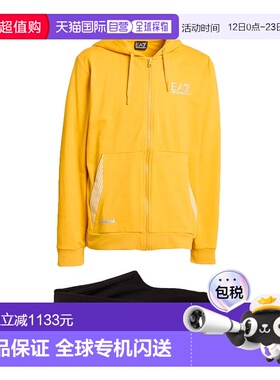 1h可退 香港直邮潮奢 Ea7 男士 Outfit 运动运动装 orange橙色 舒