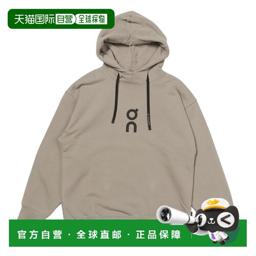 日本直邮ON/昂跑徽标连帽宽松长袖卫衣男款 1ME1003