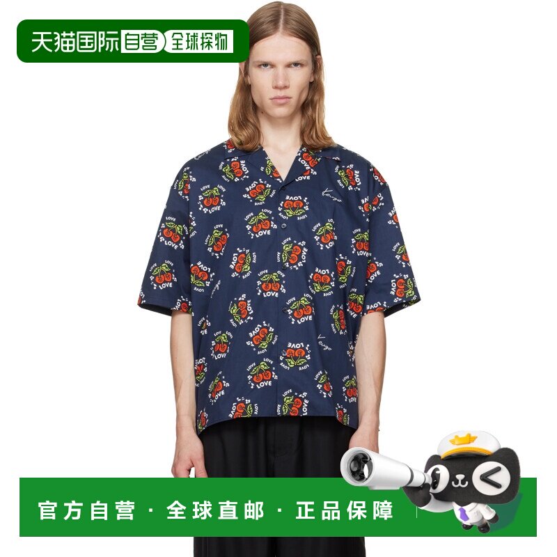 香港直邮kenzo高田贤三男士衬衫图片