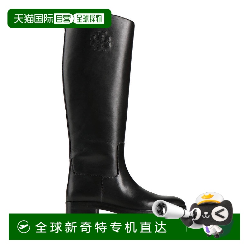 1h可退 香港直邮潮奢 Tory Burch 托里 伯奇 女士 靴子 black黑色