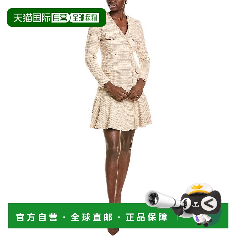 自营Nicole Miller Mini Dress - white 美国奥莱直发