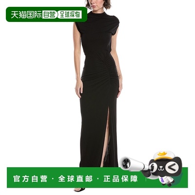 自营Diane von Furstenberg Apollo Maxi Dress - black 美国奥莱