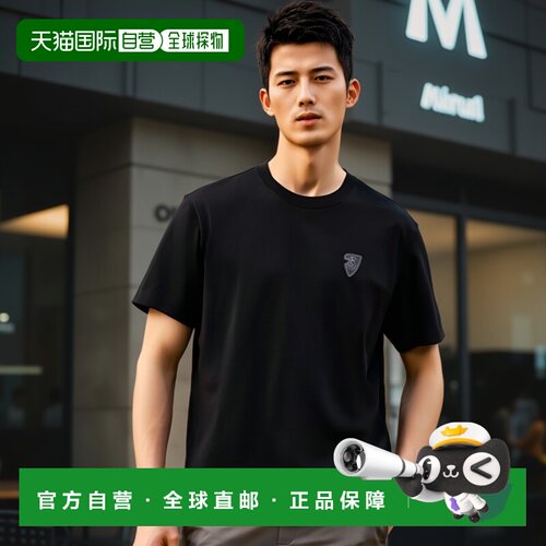 香港直邮BURBERRY 男士T恤 8104906A1189 SS2025 黑色 Short slee