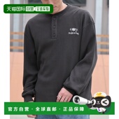 日本直邮TOY MACHINE男女同款 长袖 1h可退 亨利领瓦楞纹T恤 MTMPGL