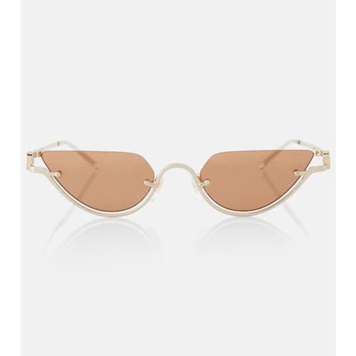 潮奢 Gucci 古驰 女士 双G猫眼太阳眼镜 000919