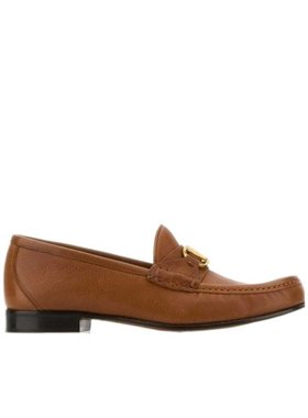 VALENTINO 女士休闲鞋 WS0LM0EWVN58 SS2025 棕色 圆头乐福鞋