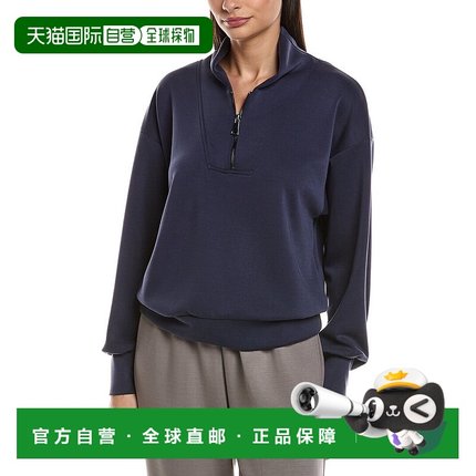 自营ARIELLA Scuba 1/2-Zip Funnel Pullover - blue 美国奥莱直