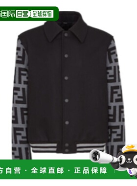 香港直邮Fendi 长袖飞行员夹克 FW1348ATEB