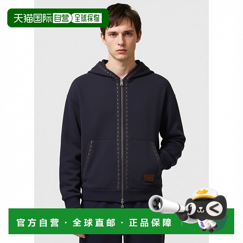 1h可退 香港直邮FENDI 男士卫衣 FY1360AUPBF0QB0 AW2026 黑色 Zi