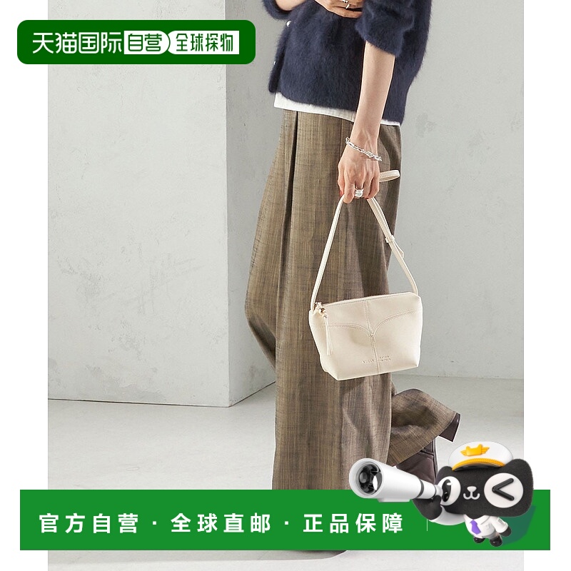 1h可退 日本直邮NUCLE 女士 皮革风格迷你单肩包 银色设计亮点 31