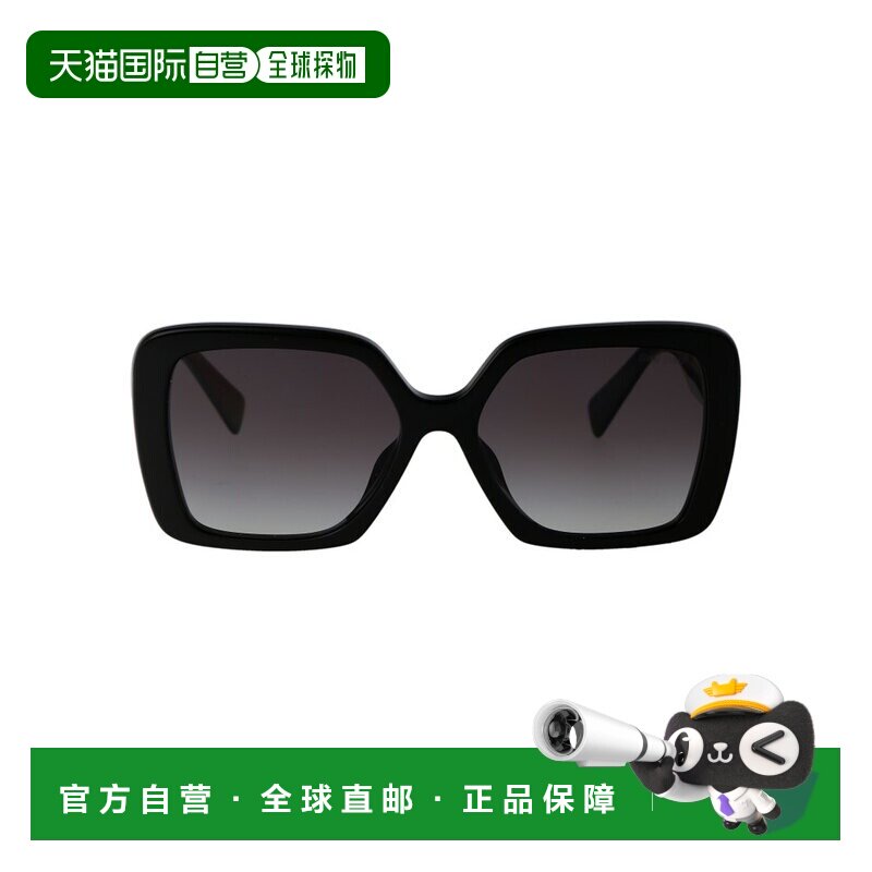 1h可退 香港直邮Miu Miu 缪缪 女士 徽标太阳镜 MU10YS black黑色